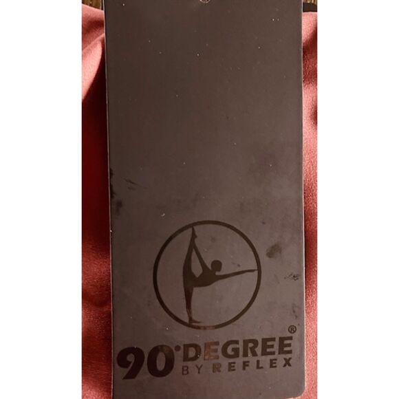 90 Degree by Reflex High-Rise Ankle-Length Activewear Leggings-Terracotta Color - Picture 5 of 7